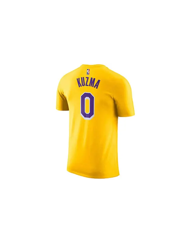 Футболка nba kuzma lakers team limited jersey короткий рукав Nike — изображение 2 из 2, желтый