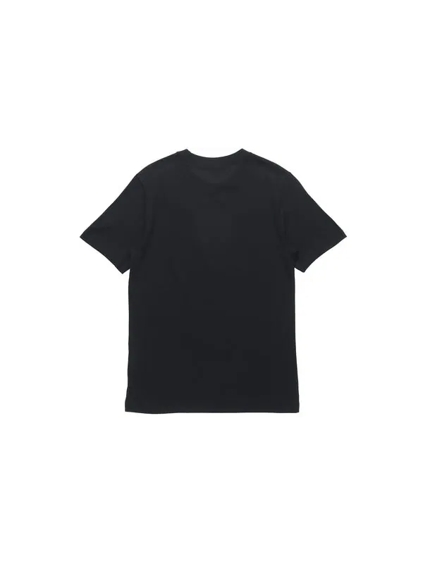 Футболка sportswear logo printing round neck short sleeve obsidian color black Nike — изображение 2 из 4, черный