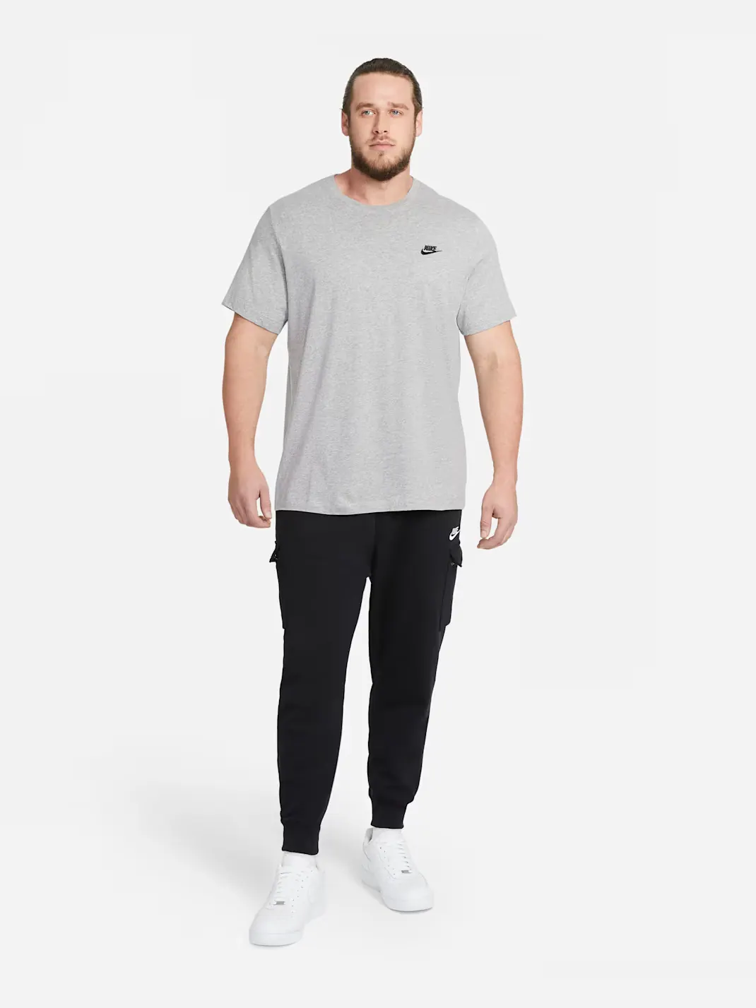 Футболка Nike Sportswear Club — изображение 8 из 10, серый
