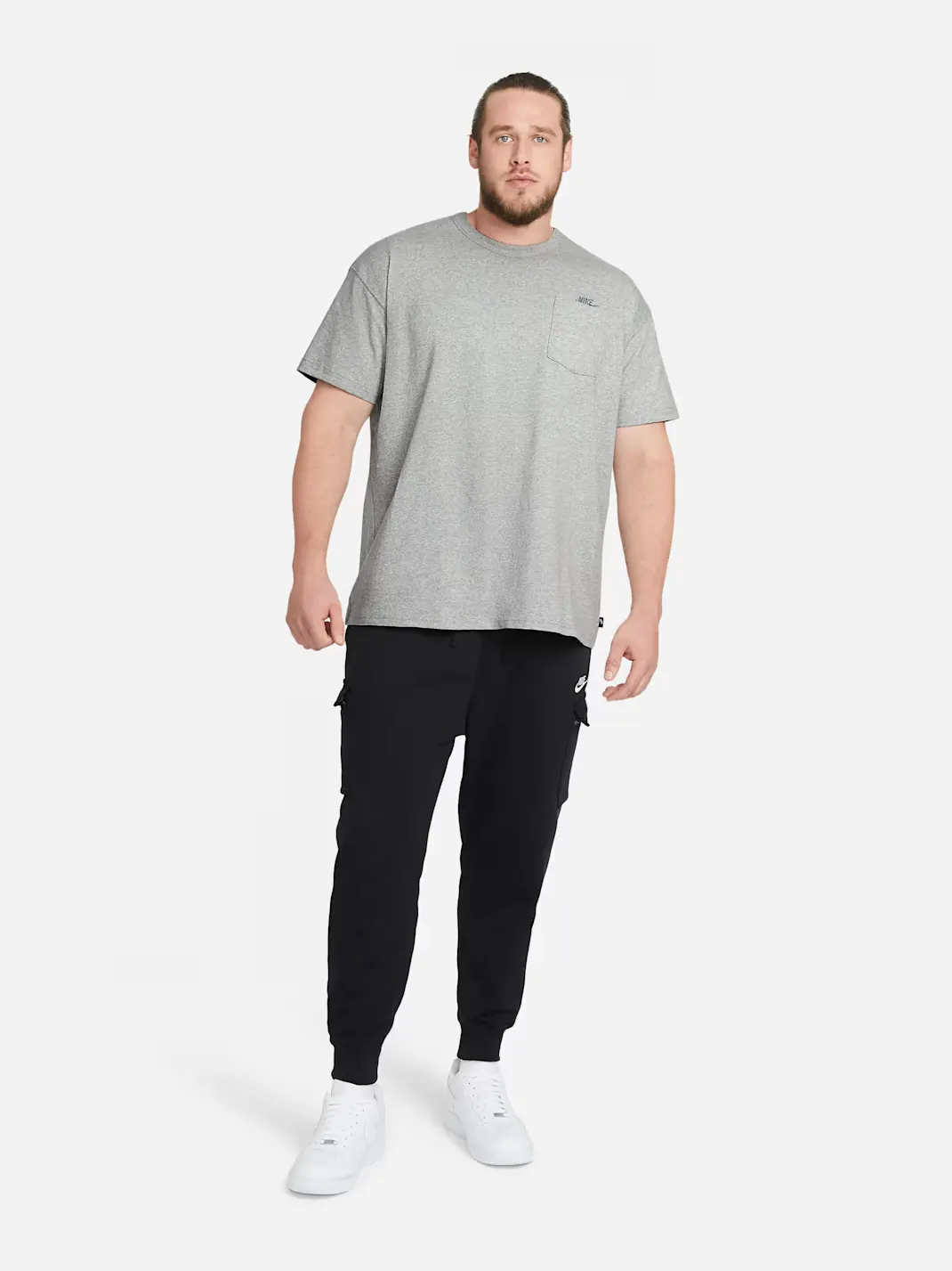 Футболка Nike Sportswear Club — изображение 9 из 10, серый