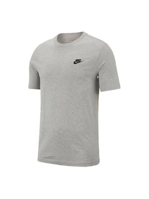 Футболка Nike Sportswear Club — изображение 10 из 10, серый