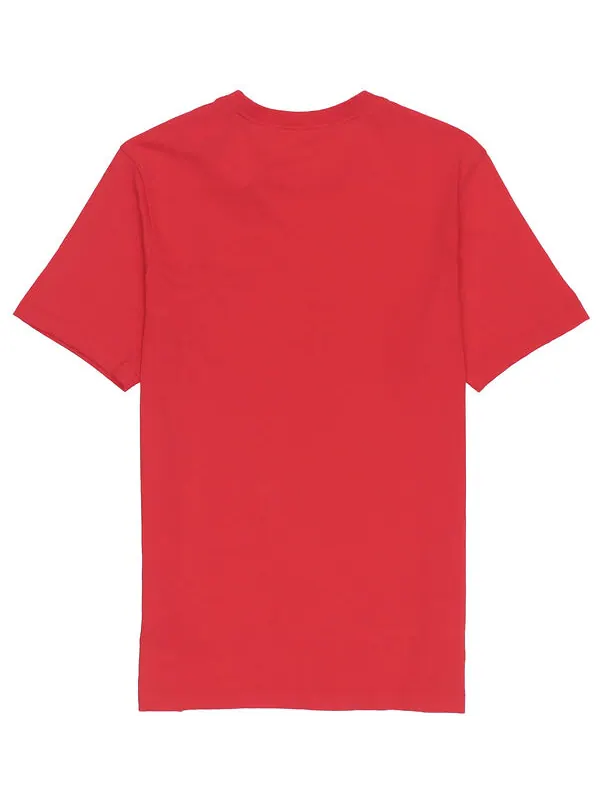 Футболка Nike Solid Color Embroidered Small Round Neck Short Sleeve Red — изображение 2 из 3, мульти
