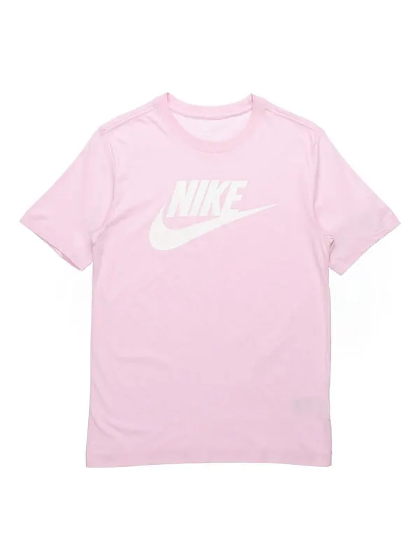 Футболка sportswear classic logo printing round neck short sleeve pink red pinkred Nike — изображение 1 из 4, красный