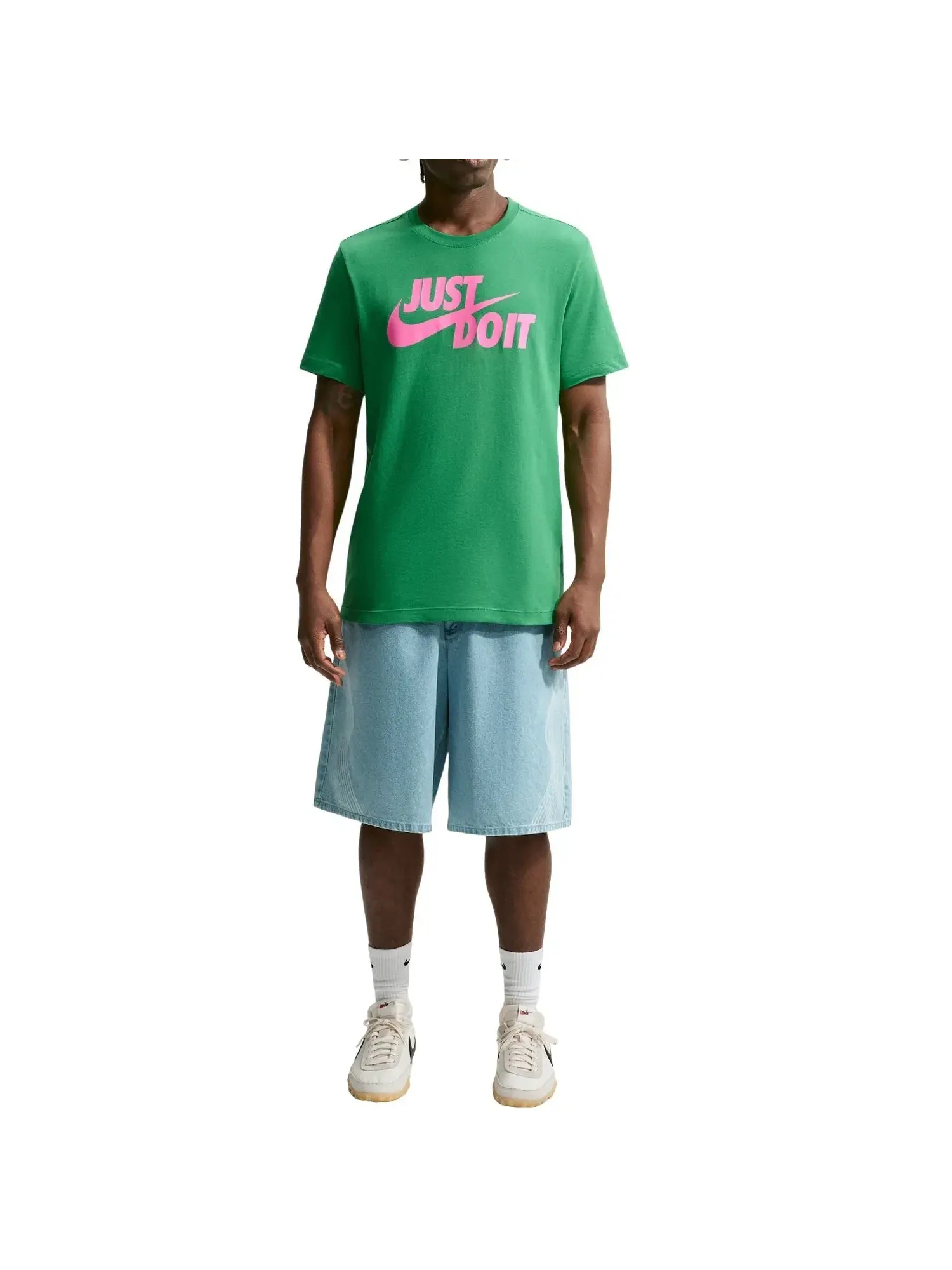 Мужская футболка с принтом Nike Sportswear JDI — изображение 2 из 3, зеленый