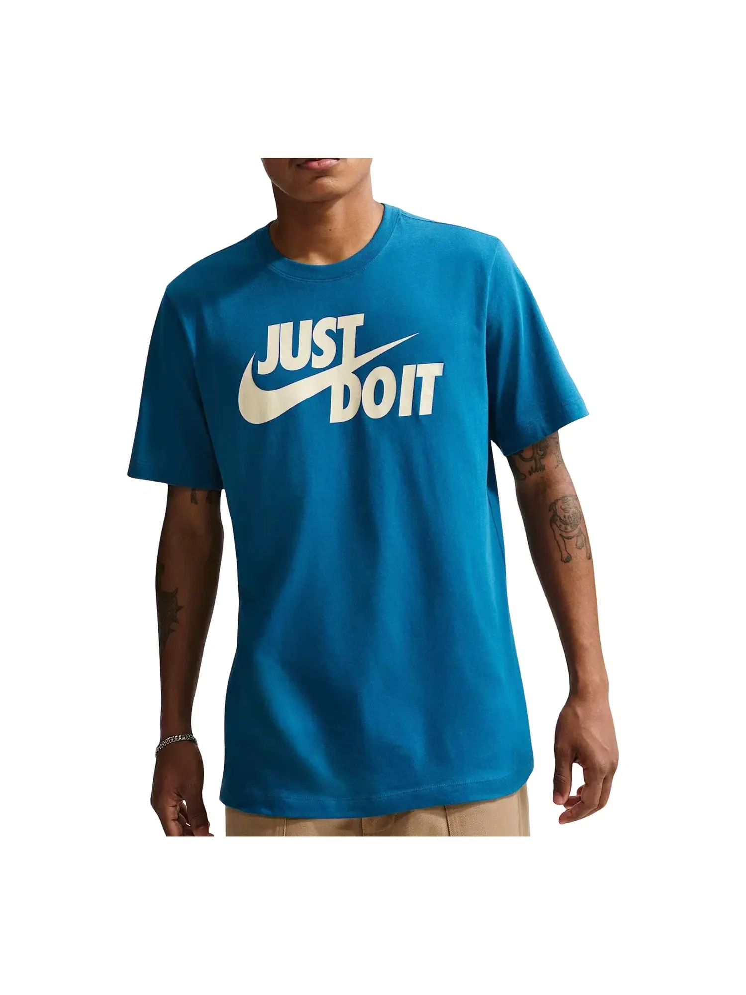 Мужская футболка с принтом JDI Nike — изображение 1 из 3, синий