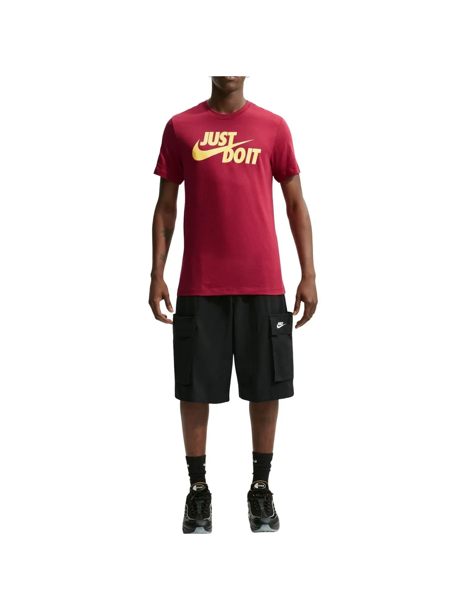 Мужская футболка с принтом Nike Sportswear JDI — изображение 2 из 3, красный