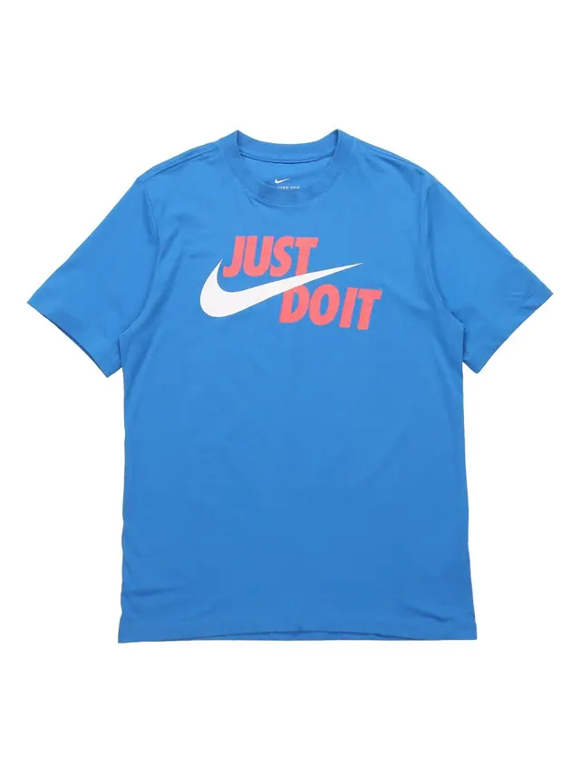 Футболка Nike Crew-Neck — изображение 1 из 6, светлый прозрачный синий