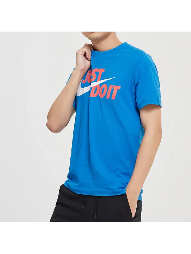 Футболка Nike Crew-Neck — изображение 2 из 6, светлый прозрачный синий