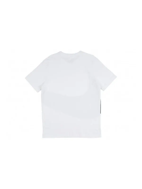 Футболка sportswear big swoosh tee large casual sports short sleeve white Nike — изображение 2 из 4, белый