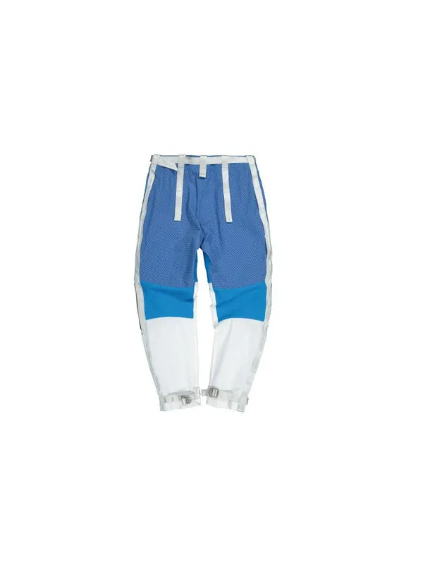 Брюки ispa series splicing mesh colorblock long pants 'blue' Nike — изображение 2 из 2, синий
