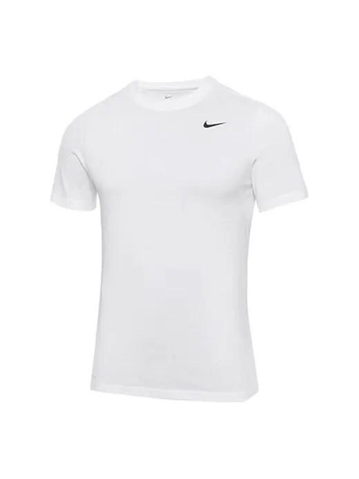 Футболка dri-fit training sports quick dry round neck short sleeve white Nike — изображение 1 из 4, белый