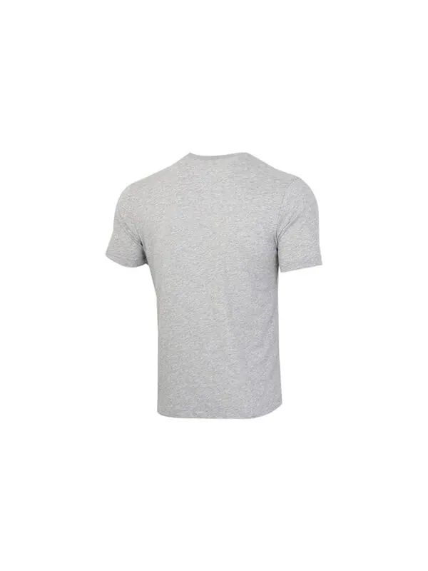 Футболка dri-fit sports training quick dry round neck short sleeve gray Nike — изображение 2 из 4, серый
