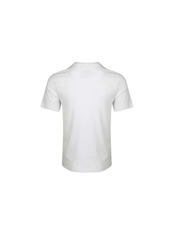 Футболка dri-fit crew solid round neck training short sleeve white Nike — изображение 3 из 4, белый