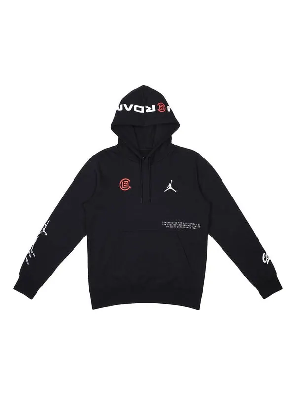 Толстовка Air Jordan x CLOT Crossover Logo Printing Sports Pullover Asia Edition — изображение 1 из 2, черный