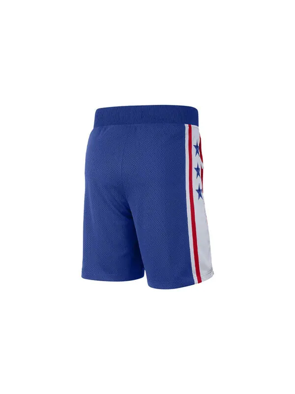 Шорты nba philadelphia 76ers colorblock спортивные дышащие быстросохнущие баскетбольные шорты Nike — изображение 2 из 3