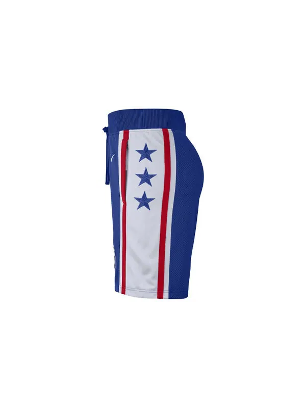Шорты nba philadelphia 76ers colorblock спортивные дышащие быстросохнущие баскетбольные шорты Nike — изображение 3 из 3