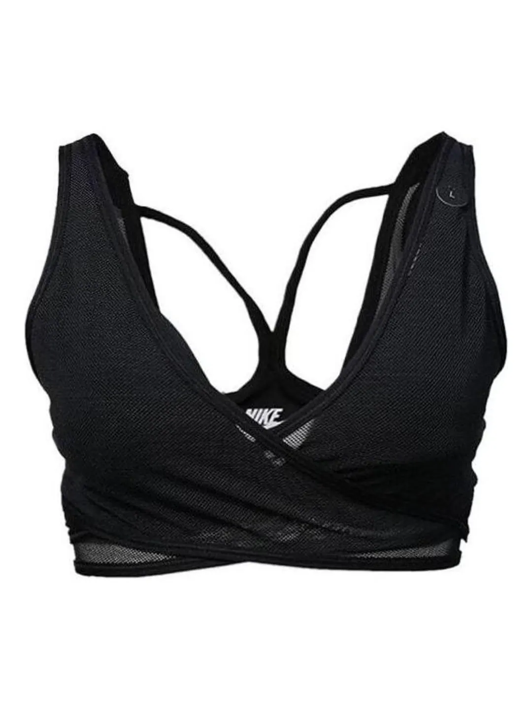 Бюстгальтер (WMNS) Nike Air Mesh Bra 'Black' — изображение 1 из 3, черный