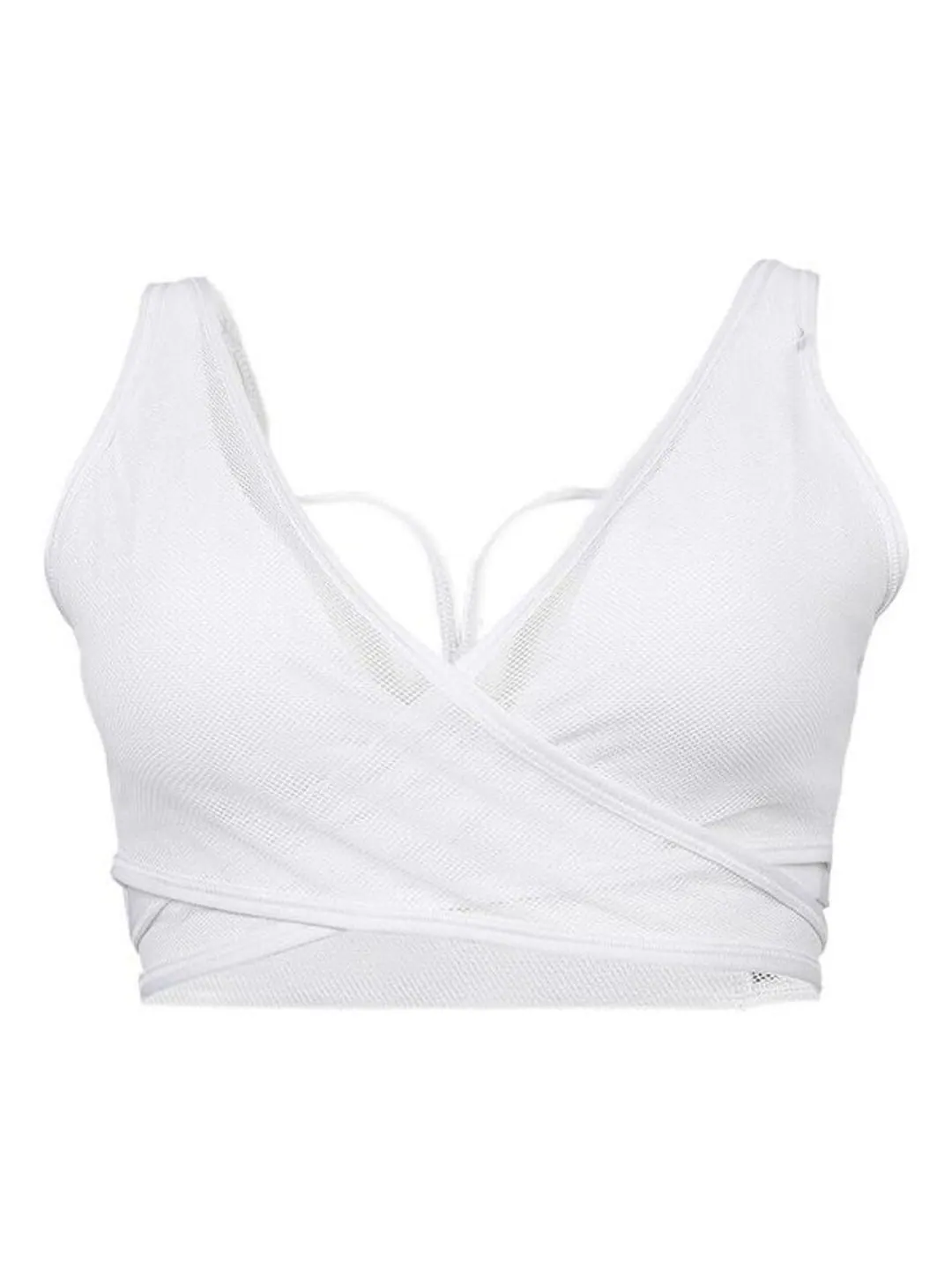 Бюстгальтер (WMNS) Nike Air Mesh Bra 'White' — изображение 1 из 3, белый