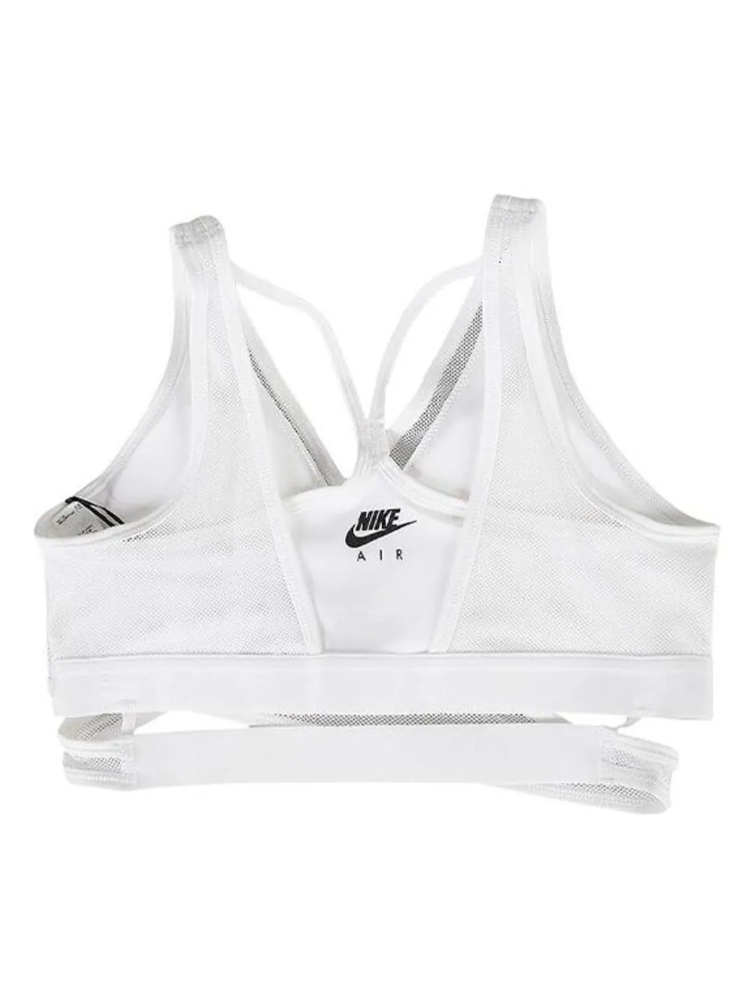 Бюстгальтер (WMNS) Nike Air Mesh Bra 'White' — изображение 2 из 3, белый