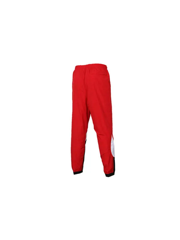 Брюки large logo retro woven design sports pants red Nike — изображение 2 из 4, красный