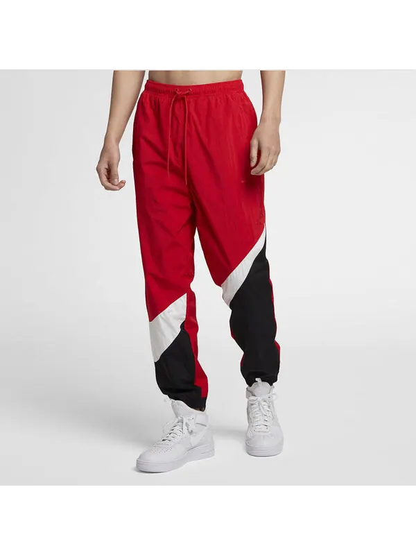 Брюки large logo retro woven design sports pants red Nike — изображение 3 из 4, красный