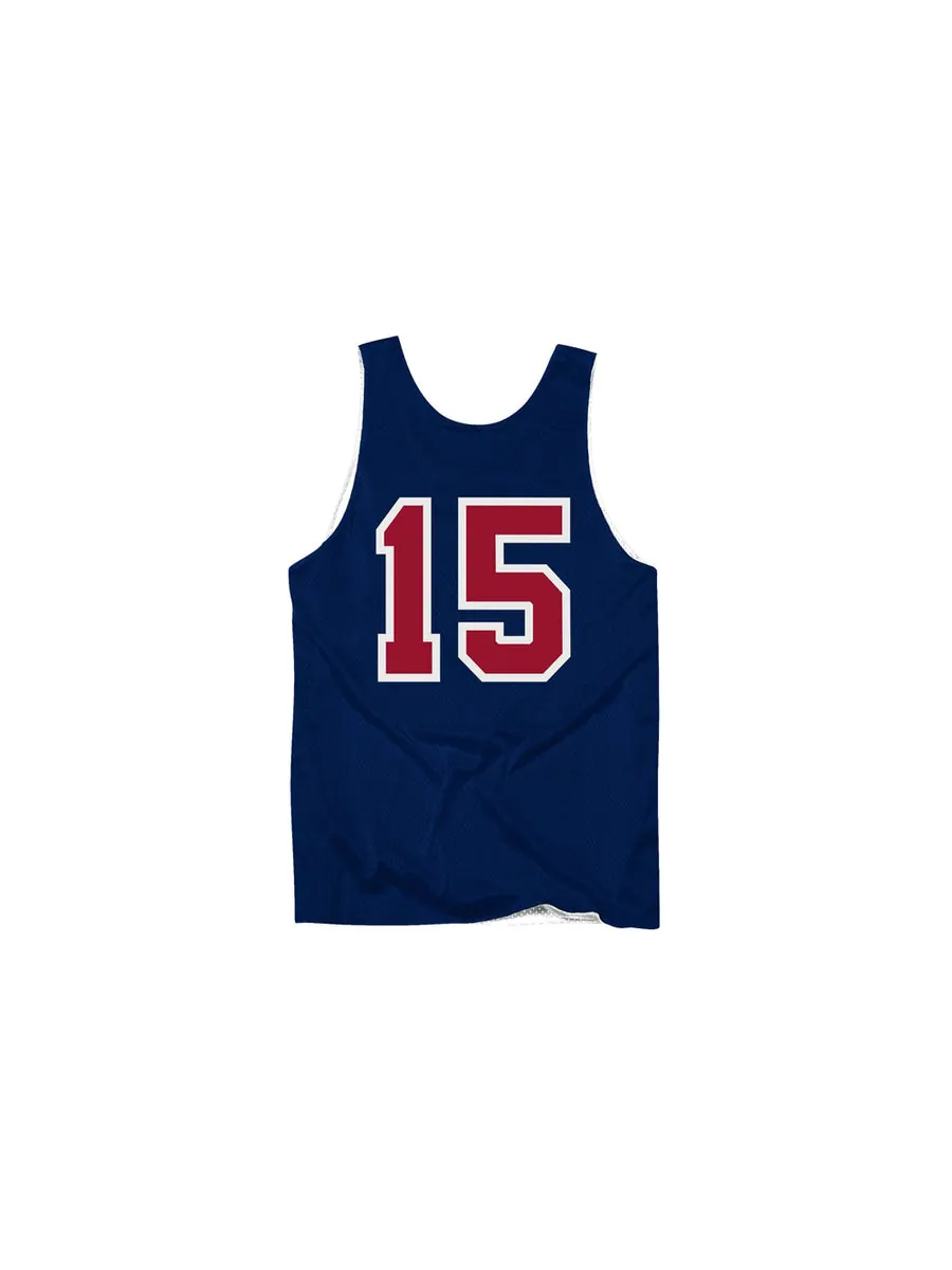 Джерси Mitchell & Ness x NBA Reversible Practice Team USA 1992 Jerseys 'Magic Johnson 15' — изображение 2 из 4, темно-синий