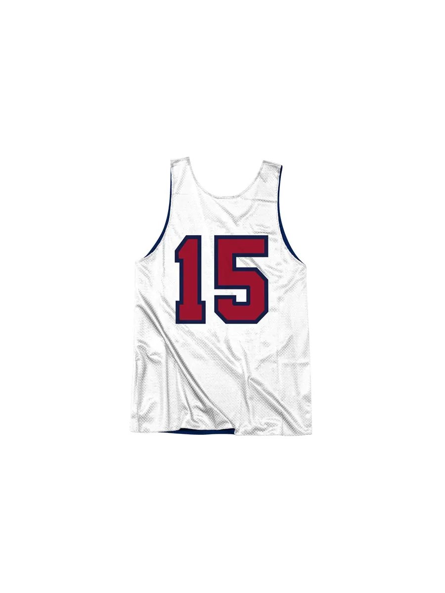 Джерси Mitchell & Ness x NBA Reversible Practice Team USA 1992 Jerseys 'Magic Johnson 15' — изображение 4 из 4, темно-синий