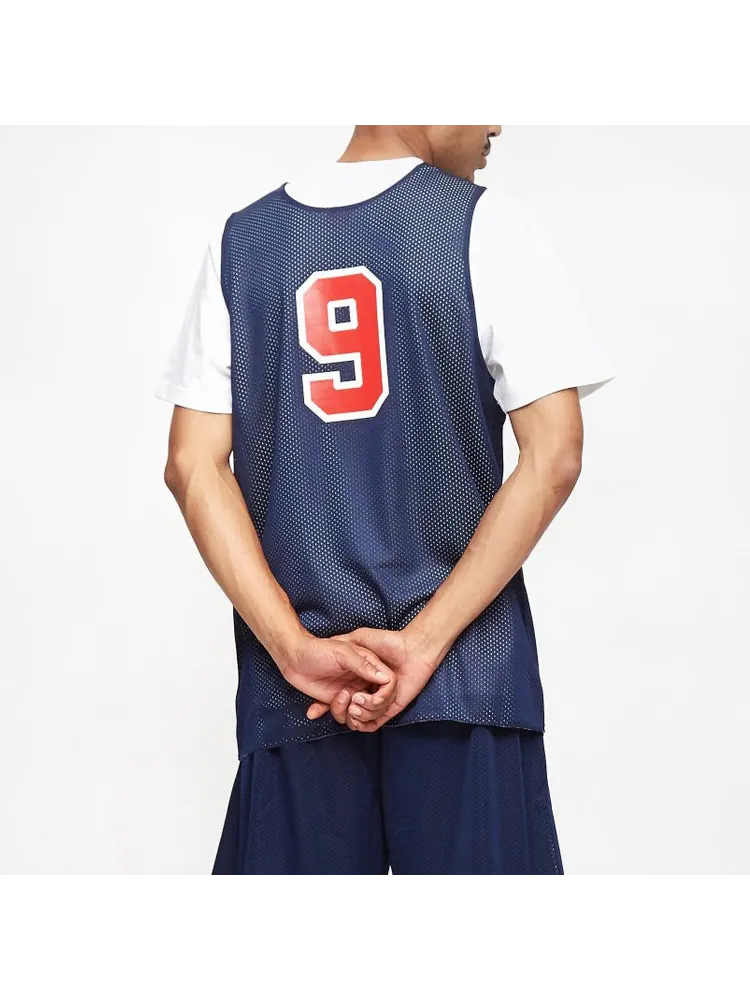 Баскетбольное джерси Mitchell & Ness NBA Authentic AU 92 — изображение 4 из 4, темно-синий