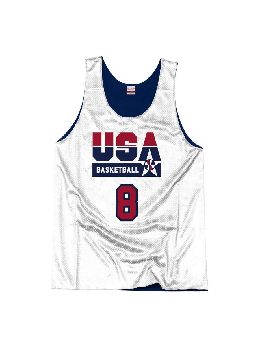 Джерси Mitchell & Ness x NBA Reversible Practice Team USA 1992 Jerseys 'Scottie Pippen 8' — изображение 3 из 4, темно-синий