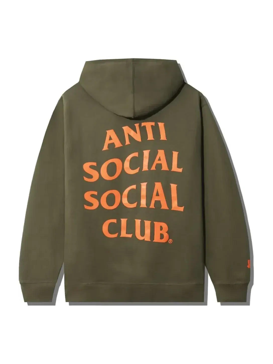 Худи ANTI SOCIAL SOCIAL CLUB x UNDEFEATED Paranoid 'Olive' ASSC027 — изображение 2 из 2, оливковый зеленый