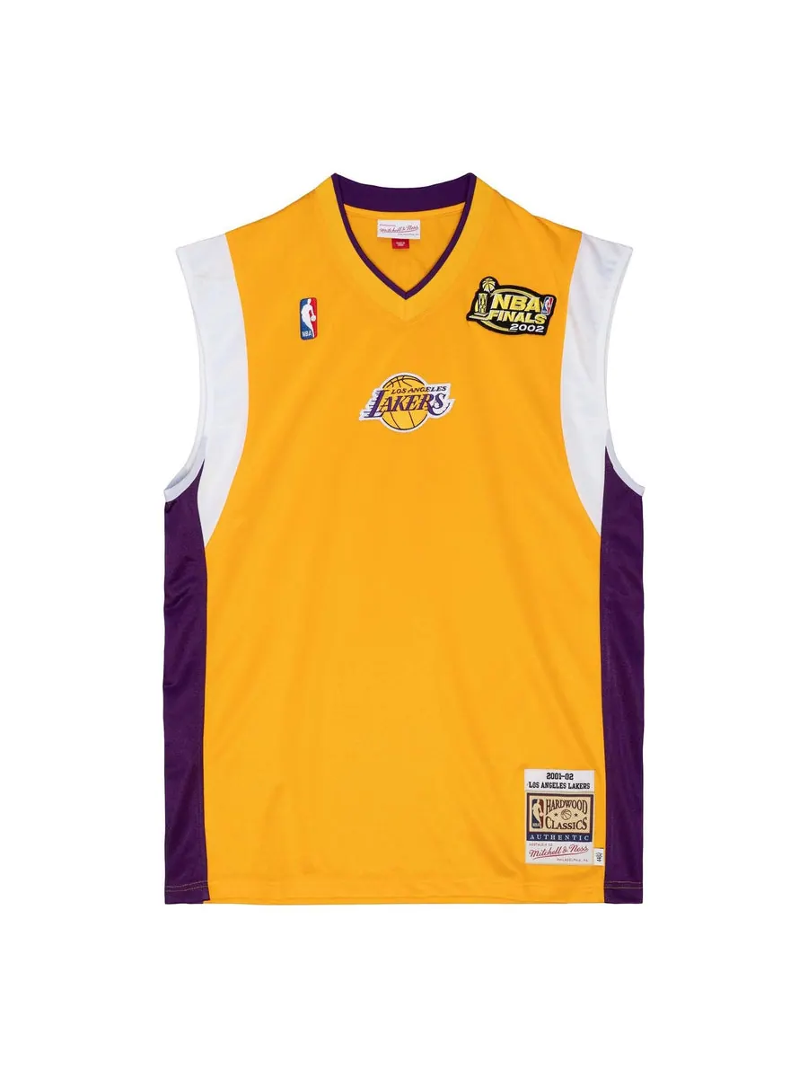 Джерси Mitchell & Ness x NBA Los Angeles Lakers 2001-02 Shooting Jerseys 'Yellow' — изображение 1 из 3, желтый