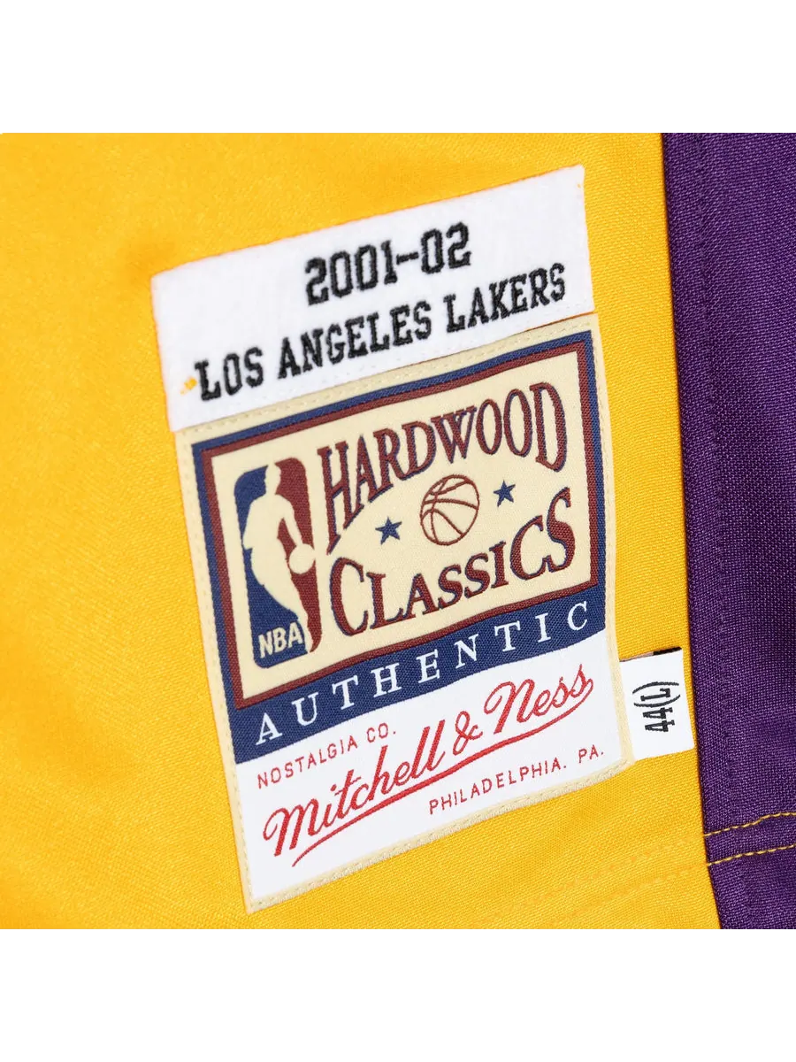 Джерси Mitchell & Ness x NBA Los Angeles Lakers 2001-02 Shooting Jerseys 'Yellow' — изображение 3 из 3, желтый