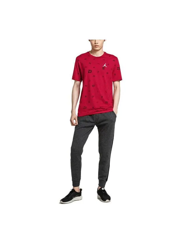 Футболка Air Jordan All Star Scribble T-Shirt 'Red' — изображение 1 из 4, красный/мульти