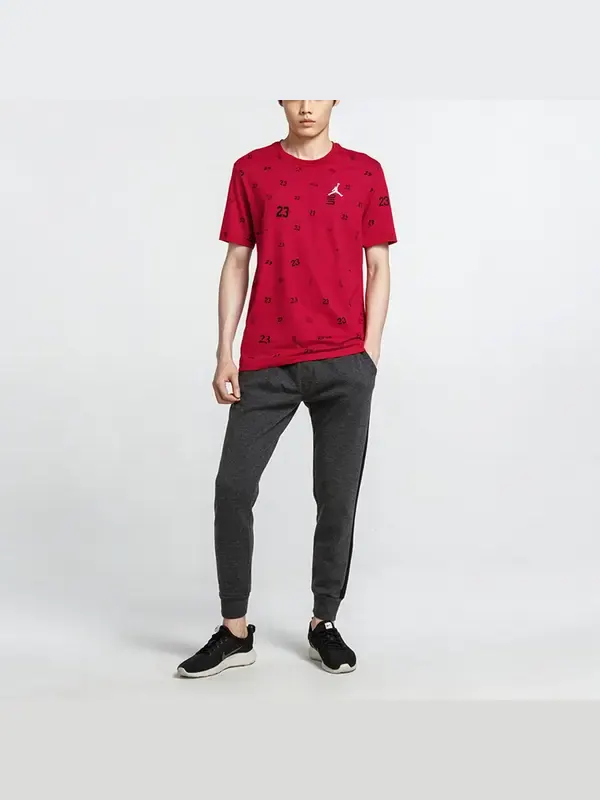 Футболка Air Jordan All Star Scribble T-Shirt 'Red' — изображение 2 из 4, красный/мульти