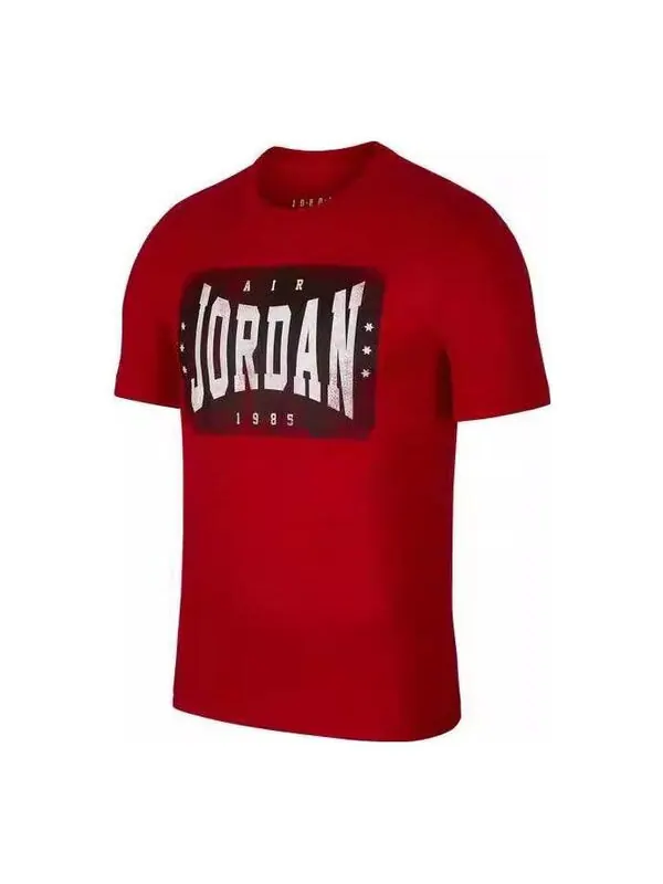 Футболка Air Jordan Brandmark Training T-Shirt 'Red' — изображение 1 из 2, красный