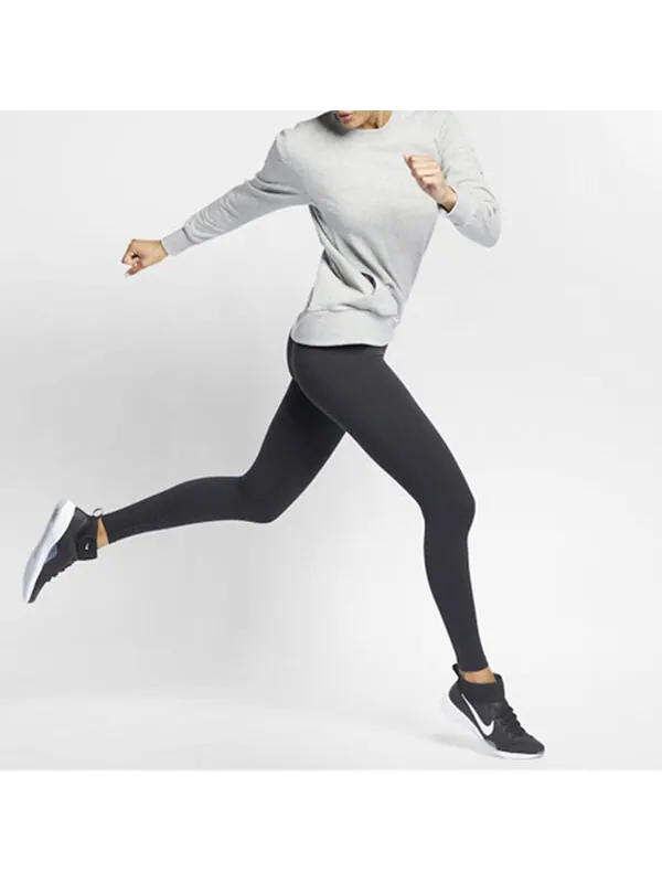 Толстовка с капюшоном Crew grx с круглым вырезом Nike — изображение 3 из 4, серый