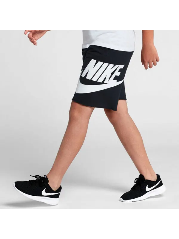 Шорты спортивные флисовые шорты Nike — изображение 3 из 4, черный/белый