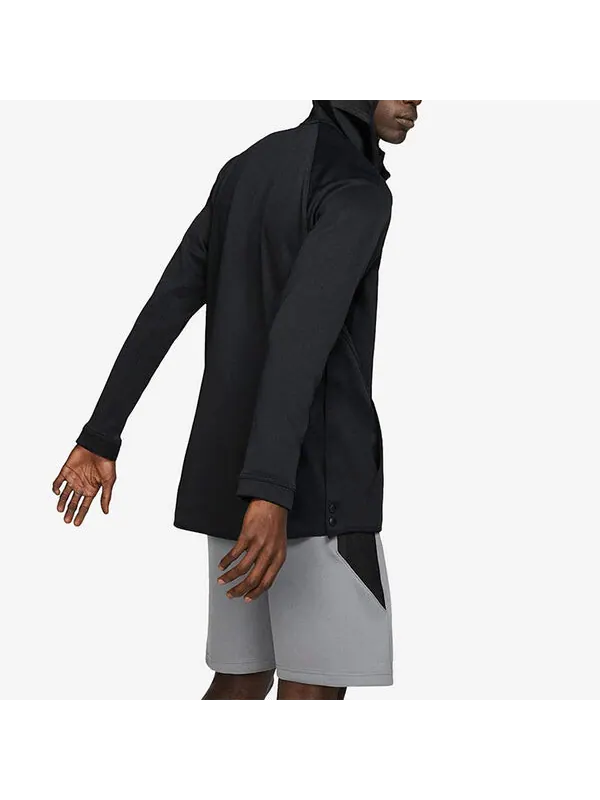 Куртка Nike Zipper Basketball Sports Hooded Jacket Black — изображение 3 из 3, черный