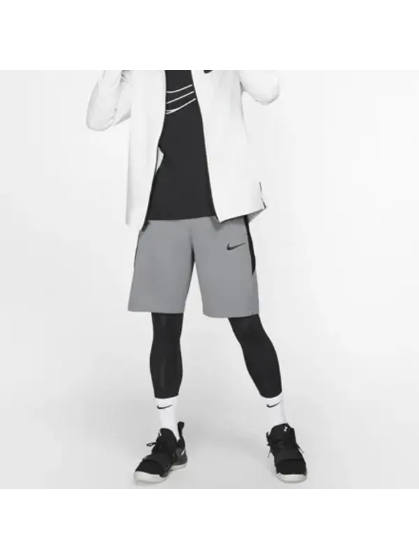 Брюки men's basketball training black leggings Nike — изображение 4 из 4, черный
