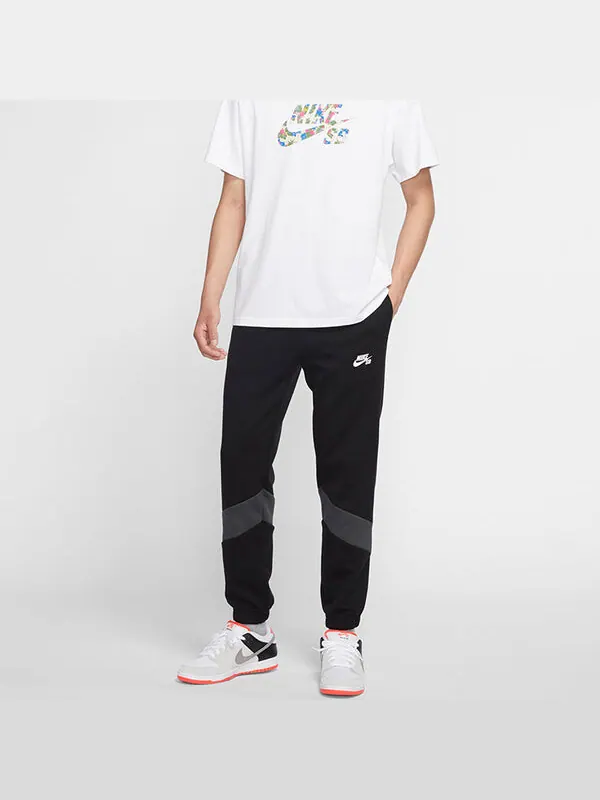 Брюки sb skateboard colorblock quick dry casual bundle feet sports long pants black Nike — изображение 3 из 3, черный