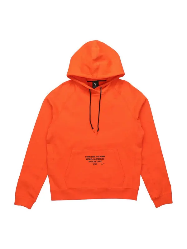 Толстовка Nike Men's LeBron Basketball With Hat Orange — изображение 1 из 4, оранжевый