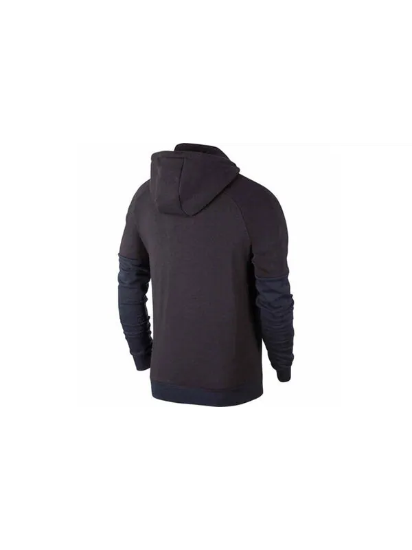Толстовка Nike Paris Saint-Germain Fleece Pullover Black Gray Blackgray — изображение 2 из 2, серый