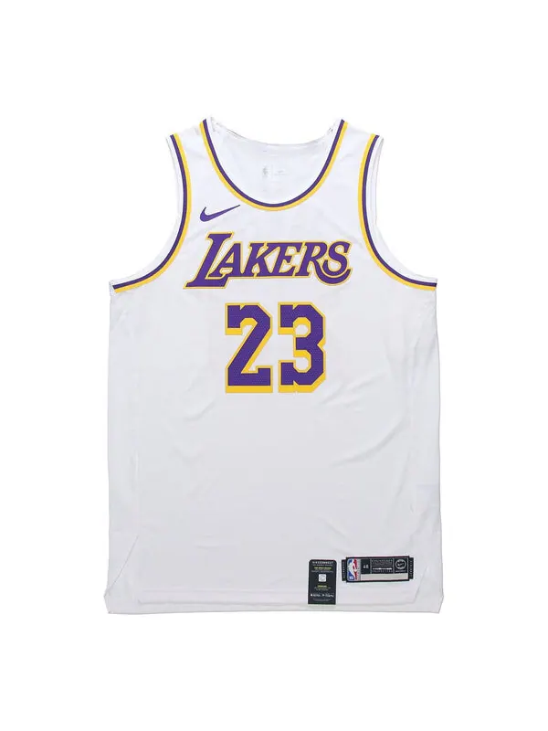 Майка Nike NBA Lakers LeBron James VaporKnit Jersey 'White' — изображение 1 из 2, белый