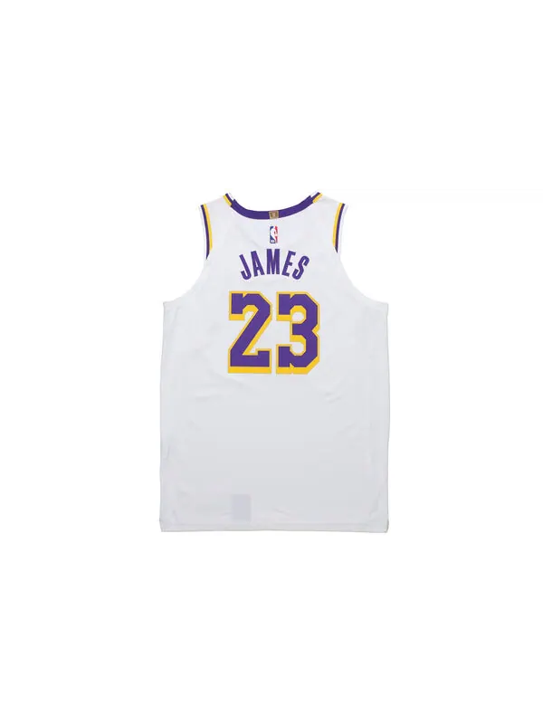 Майка Nike NBA Lakers LeBron James VaporKnit Jersey 'White' — изображение 2 из 2, белый