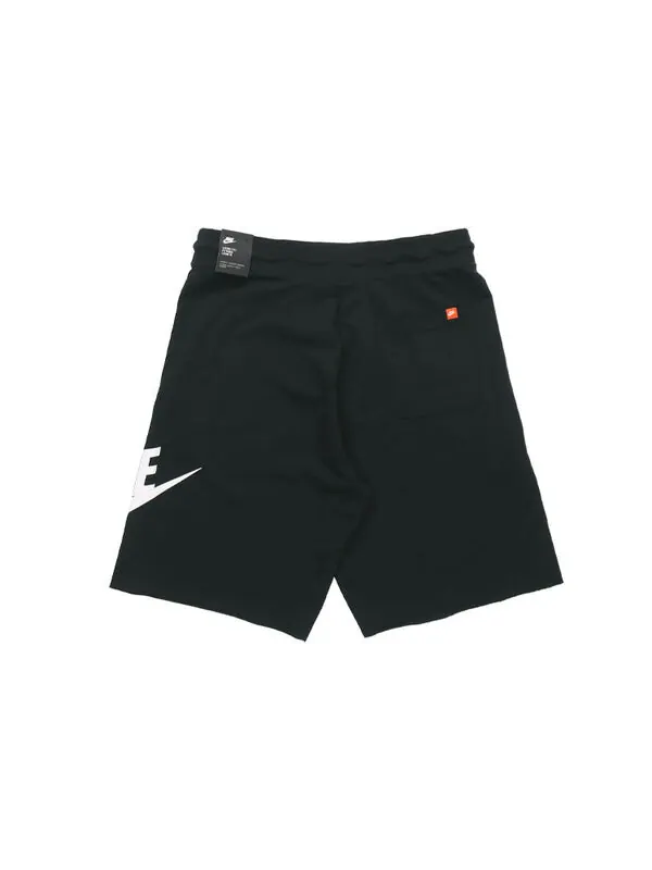 Шорты casual comfy breathable knit sports shorts black Nike — изображение 2 из 4, черный