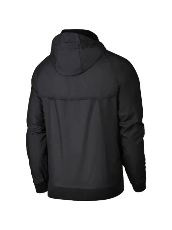 Куртка windrunner windproof sports jacket black Nike — изображение 2 из 4, черный