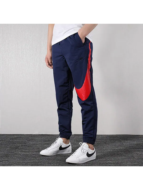 Брюки sport swear sports long pant male green navy Nike — изображение 2 из 3, темно-синий