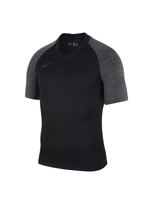 Футболка Nike Breathe Strike Casual Soccer Training Sport Short Sleeve Men's Black — изображение 1 из 4, черный