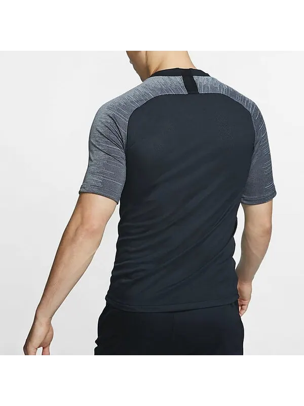 Футболка Nike Breathe Strike Casual Soccer Training Sport Short Sleeve Men's Black — изображение 4 из 4, черный