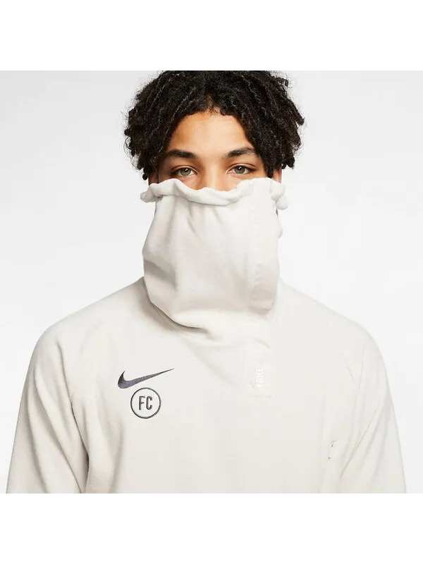 Толстовка Nike FC Winter Drill Fleece 1/4Zip Jackets 'beige' — изображение 3 из 4, бежевый/белый/мульти